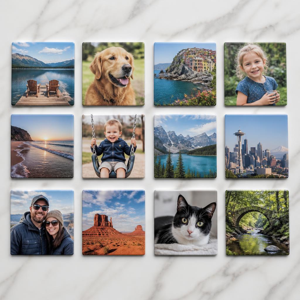 Custom Photo Magnet - 2" x 2" Square