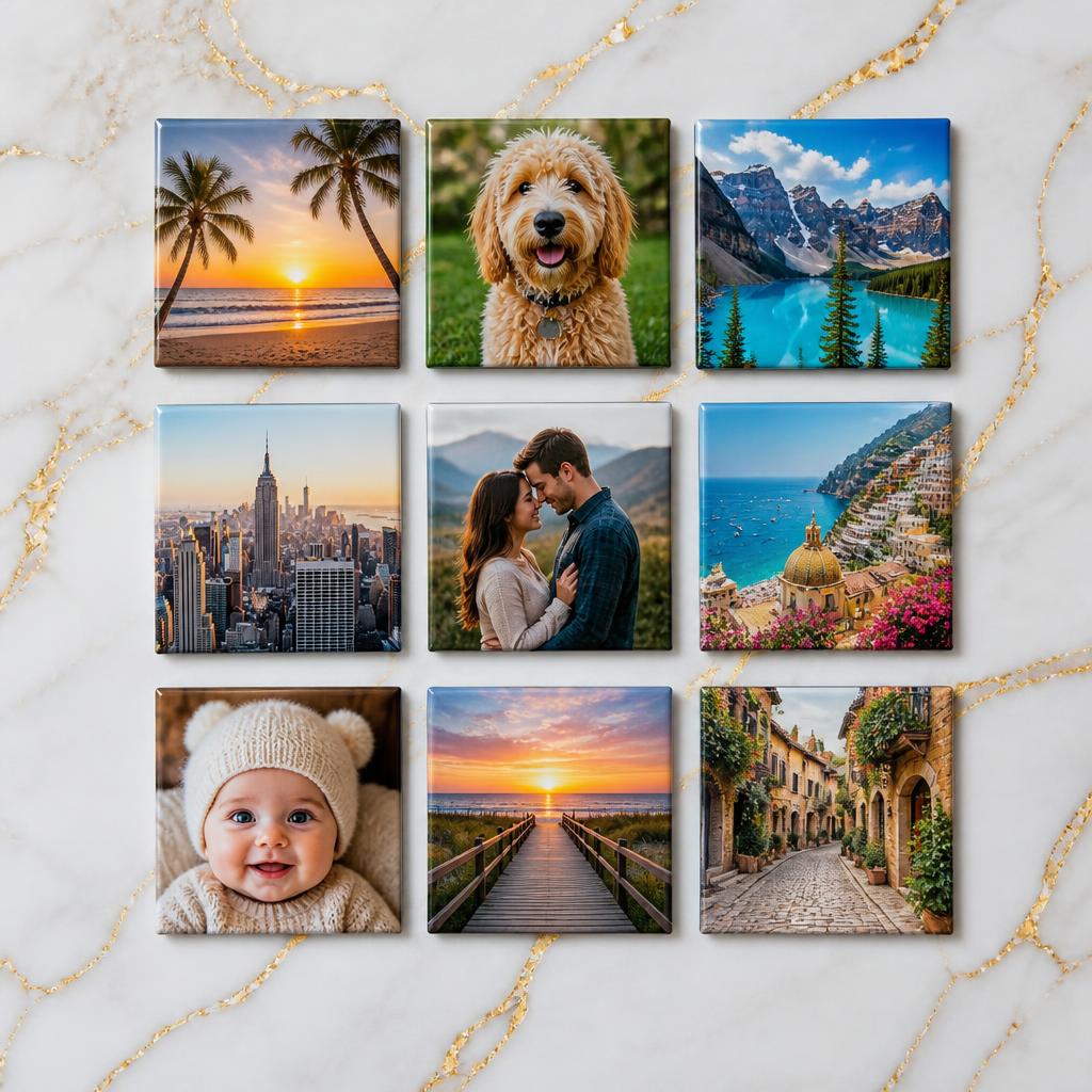 Custom Photo Magnet - 2" x 2" Square